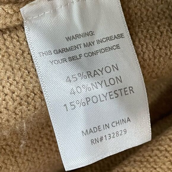 Song of Style Pawnie Blousson Pants in Camel Size SMALL Sweater Joggers Pull-on - Picture 8 of 10